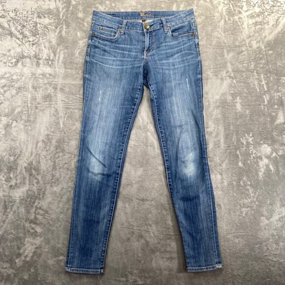 KUT From The Kloth Skinny Jeans Women's Size 6 Blue Denim Casual - Picture 1 of 10